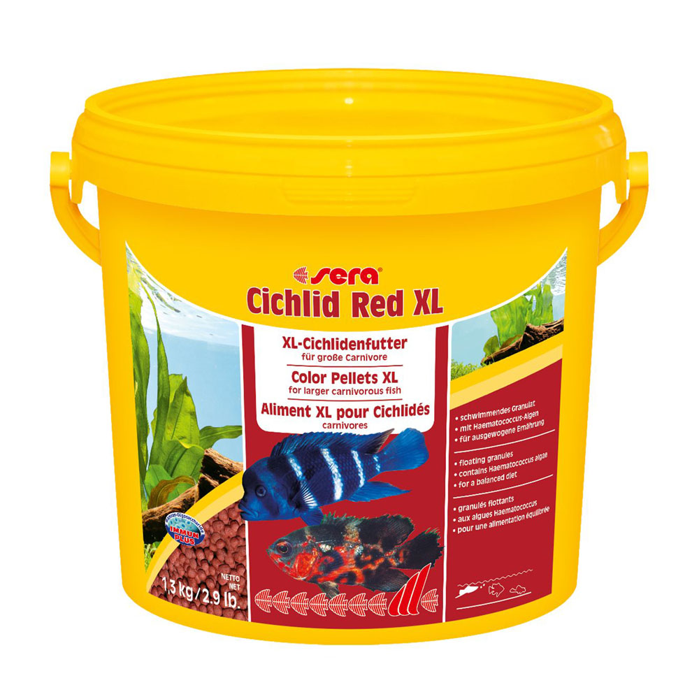 ПР0042133 Корм для рыб для цихлид крупных размеров Cichlid Red XL 3800мл (1,3кг) SERA 