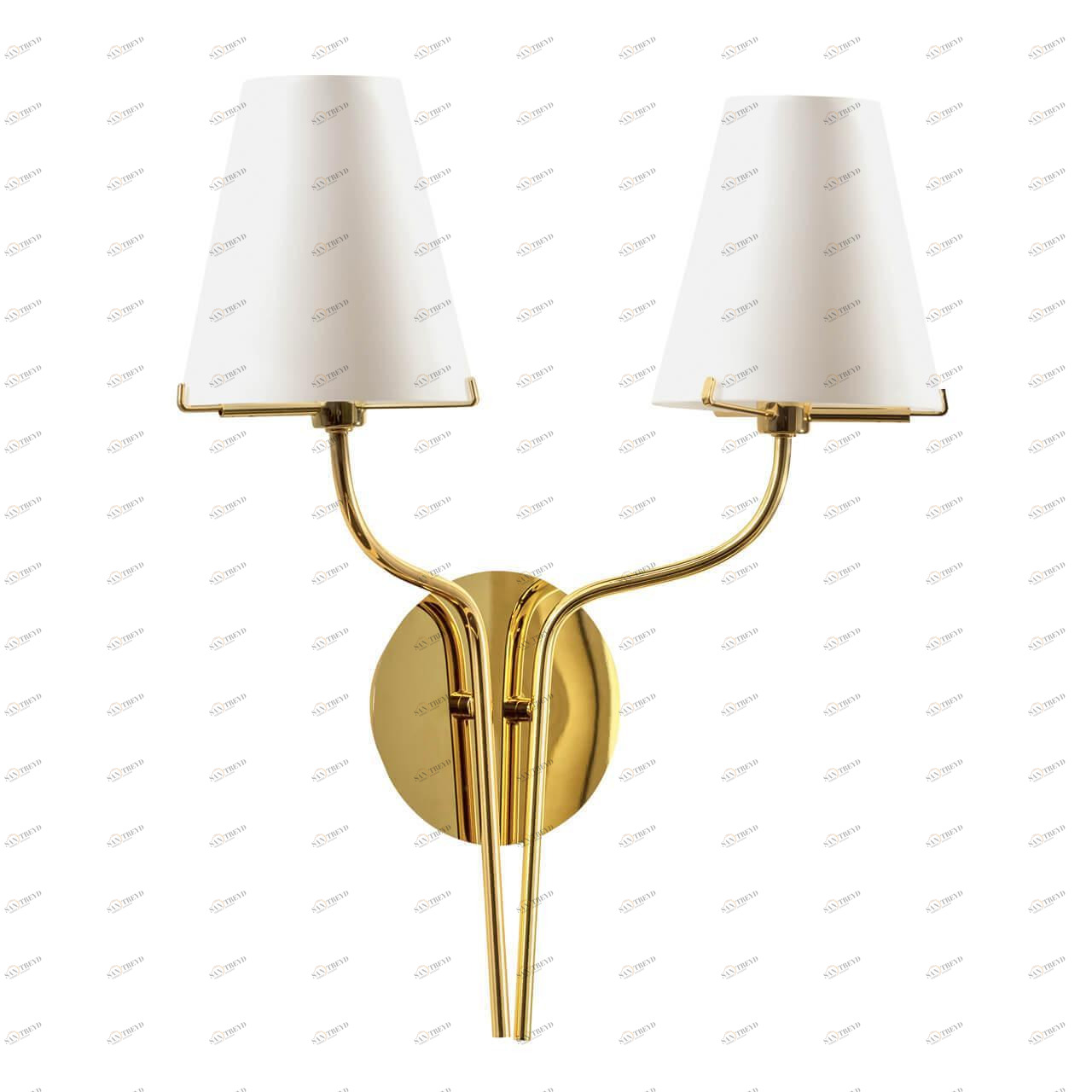 Бра галогеновое на 2 лампы белое Diafano 758622 LIGHTSTAR DIAFANO 00-3931049 Белый;золото 