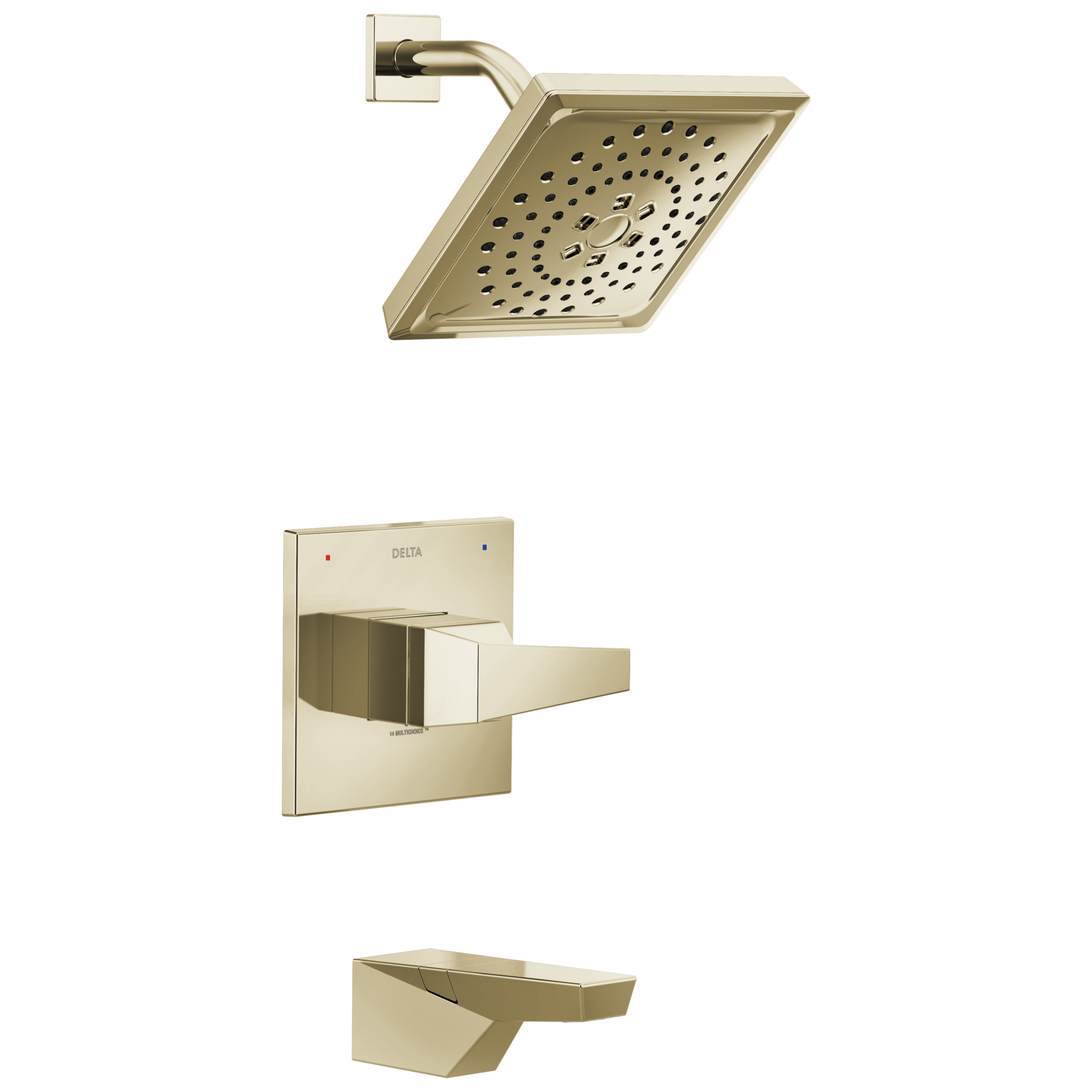 T14443-PN Для ванны и душа Monitor 14 Series Delta Faucet Trillian Полированный никель 