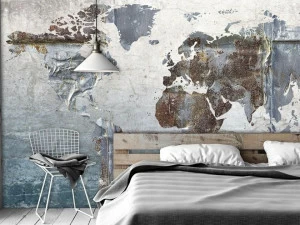 Creativespace Водонепроницаемые обои с картами Wallpaper 2020