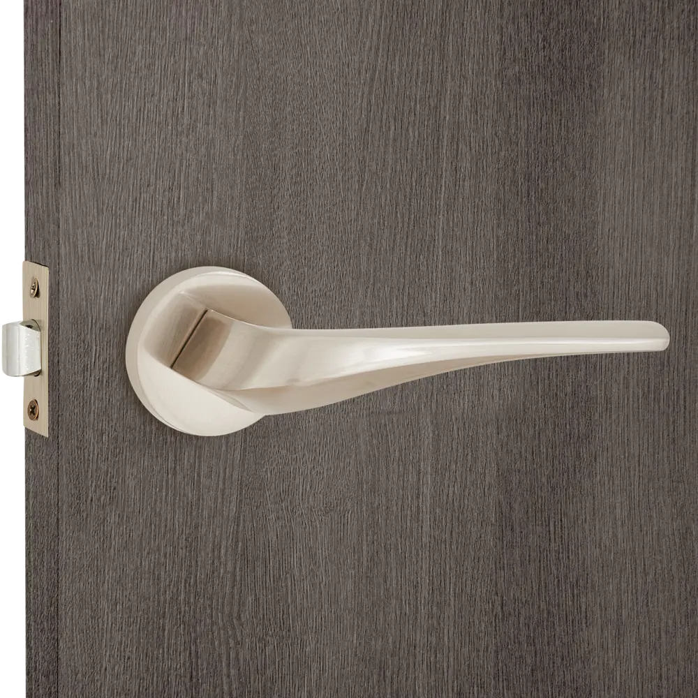 Дверные ручки 381 SN без запирания комплект цвет никель 85219983 STLM-2160246 Santreyd  - Вид №6