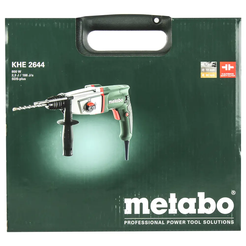 Перфоратор SDS-plus Metabo KHE2644, 606157950, 800 Вт, 2.3 Дж STLM-2145107 - Вид №4