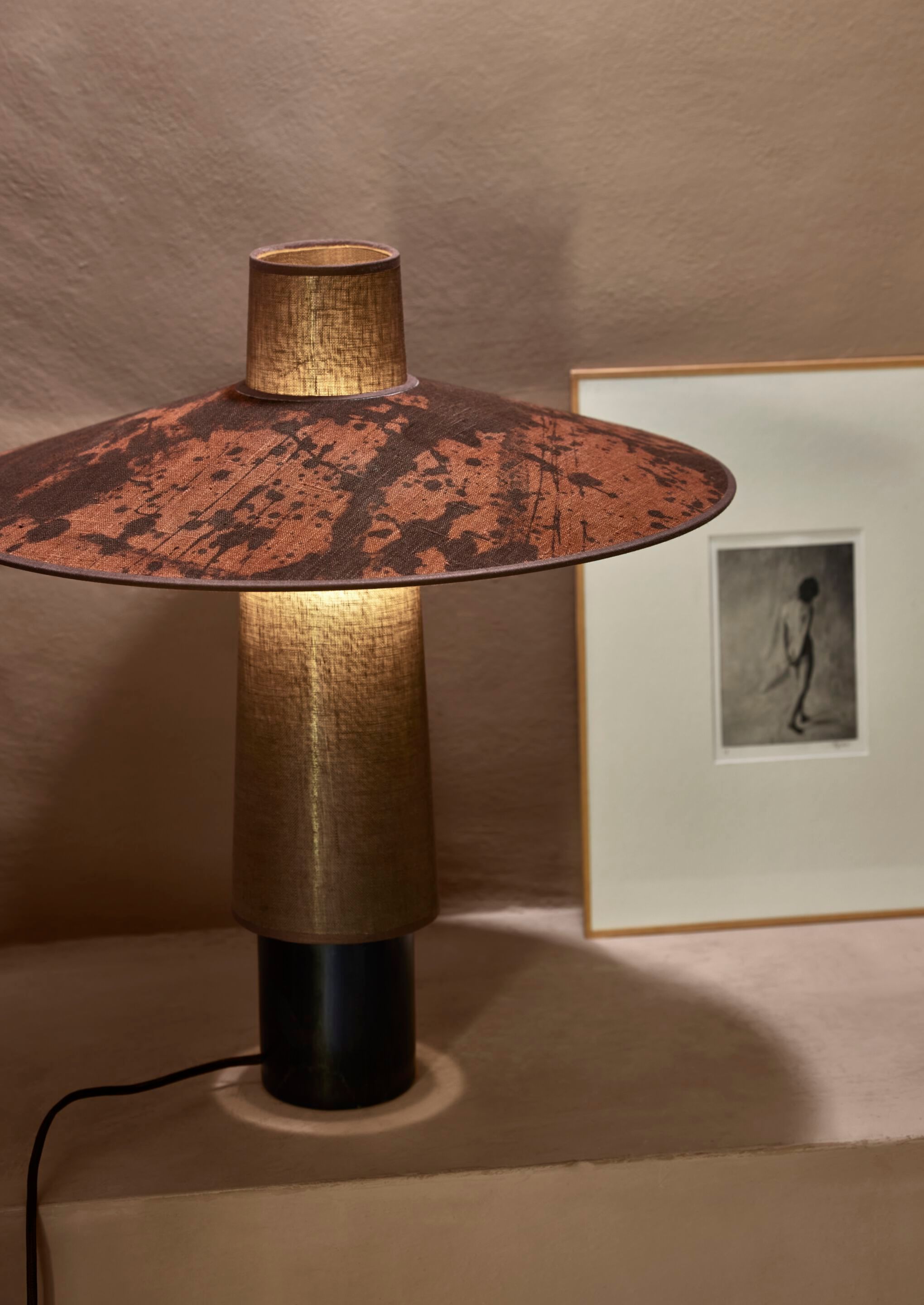 Льняная настольная лампа Forestier Thésée ARCH-00115520 - Вид №2