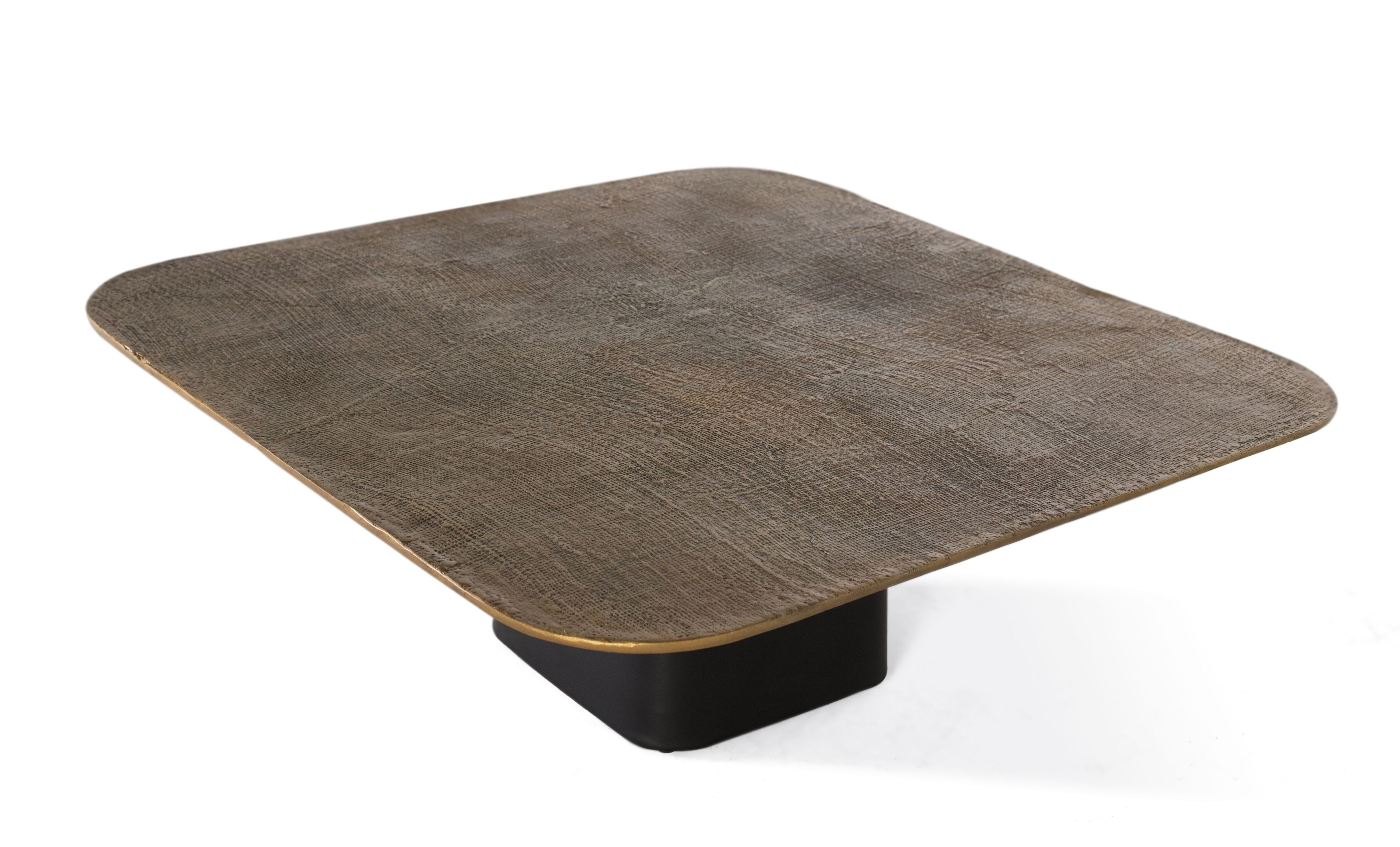 Алюминиевый квадратный низкий журнальный столик Giner y Colomer 1607 ARCH-00110244 - Вид №1