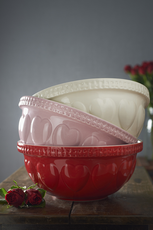 2006.021 Миска для смешивания hearts, D29 см, 4 л, красная Mason Cash  - Вид №3