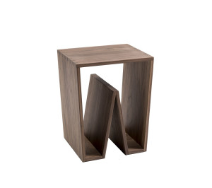 Ex.T Notch Wood Табурет из ореха EXNOTCHNOCE_marazzi