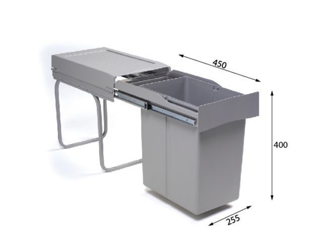 Система сортировки мусора ALBIO 20 1X21 L+0,5 L Alveus 1090334