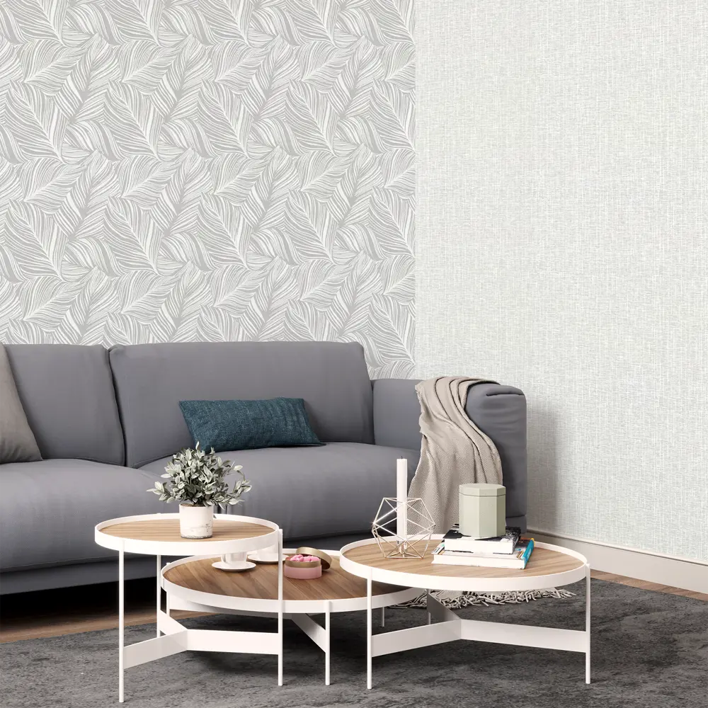 Обои Palitra Home Tilia с растительным орнаментом в серых тонах 89231579 STLM-1456675 - Вид №3