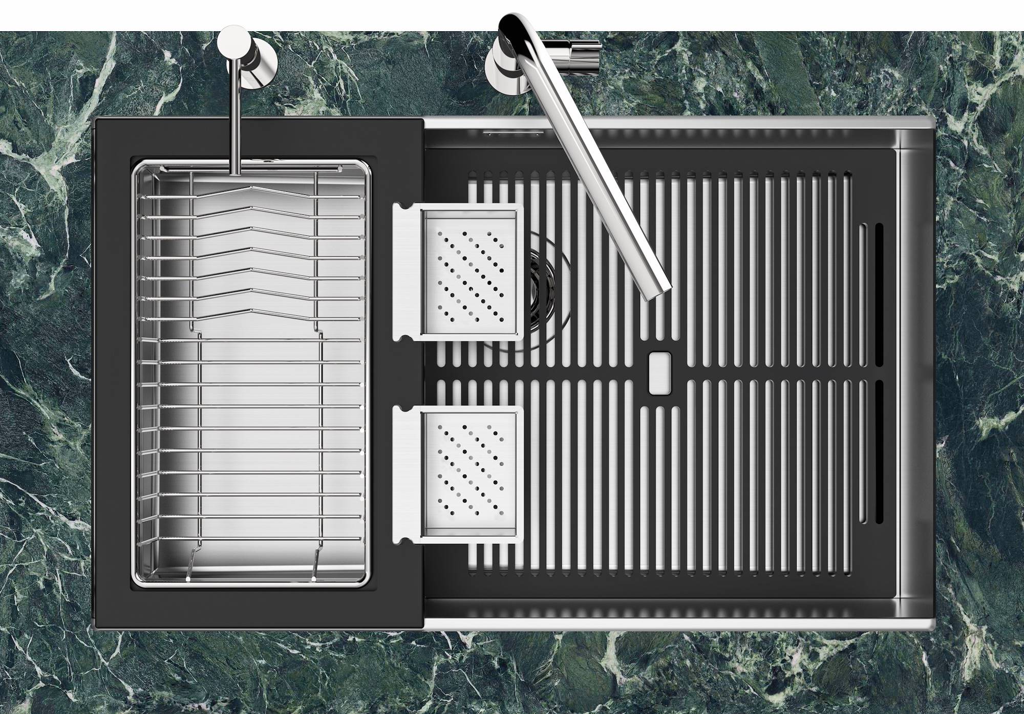 Раковина из нержавеющей стали Foster Quadra Evo ARCH-00135966 - Вид №3
