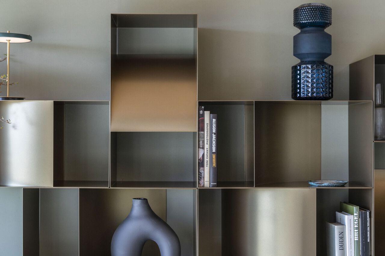 Книжный шкаф из металла Mogg Judd ARCH-00010036 - Вид №2