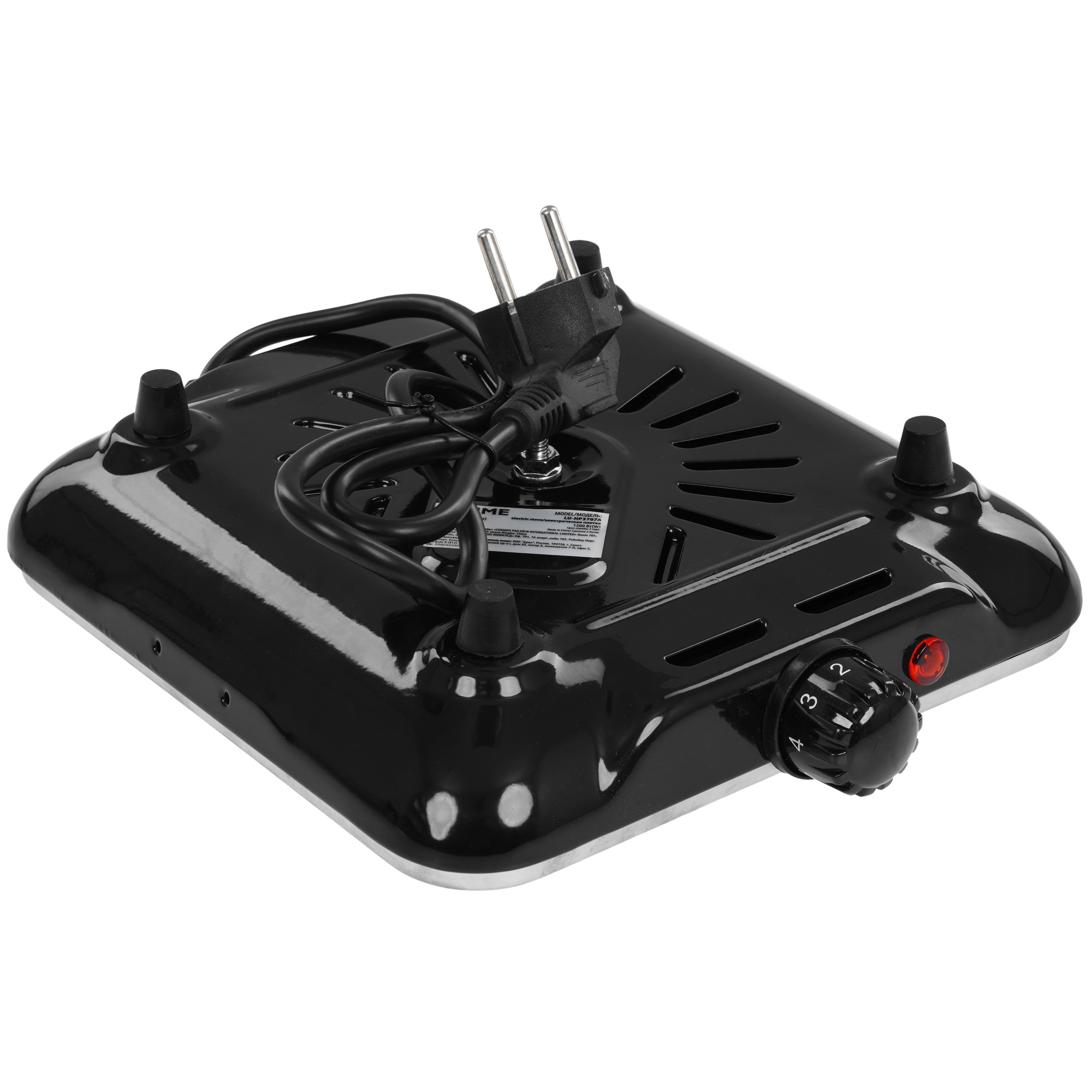 9148468 Плита компактная электрическая LUMME LU-HP3707A черный STDN-0071276 - Вид №4