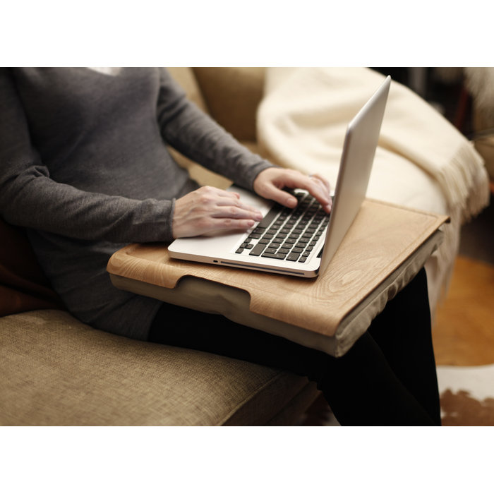 Подставка с деревянным подносом Laptray дерево-песчаная Bosign 261242 - Вид №3