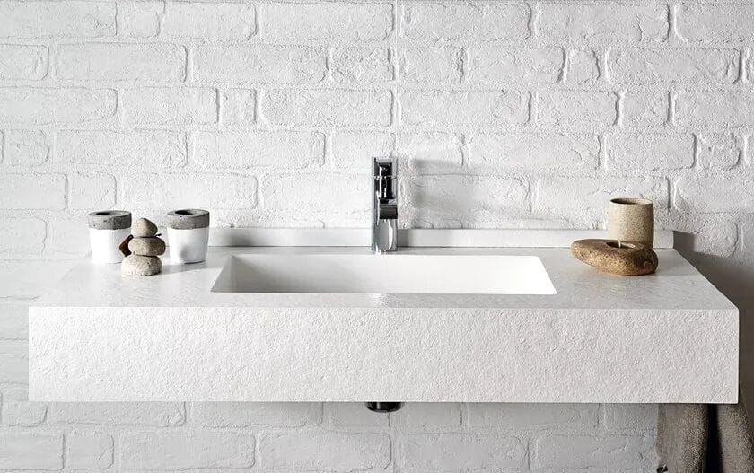 Прямоугольная подвесная раковина из Акрона© Acquabella ARCH-00024205 - Вид №2