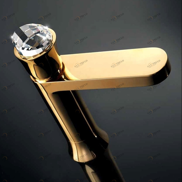 Однорычажный смеситель для раковины с клапаном клик-клак 67.004G MAIER MUSE DIAMOND 67004G