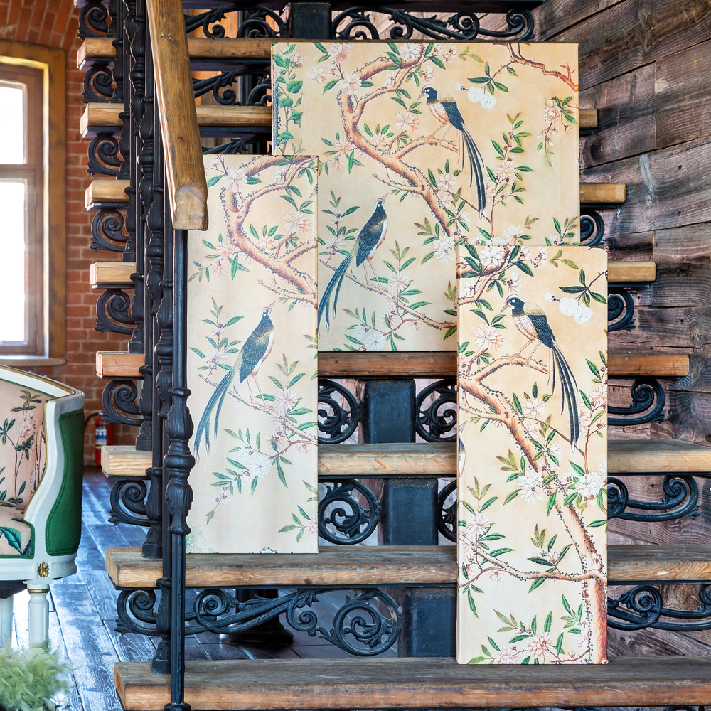 75080002 Картина «Шинуазри», версия 2 (холст, галерейная натяжка) Object Desire  - Вид №3