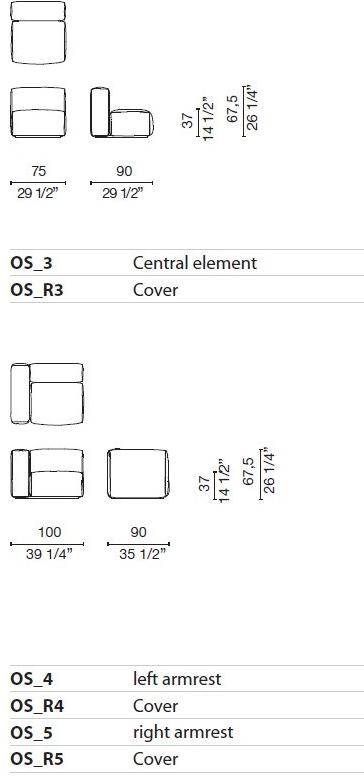 Cappellini Модульный диван со съемным кожухом sun-id-1435214 - Вид №6