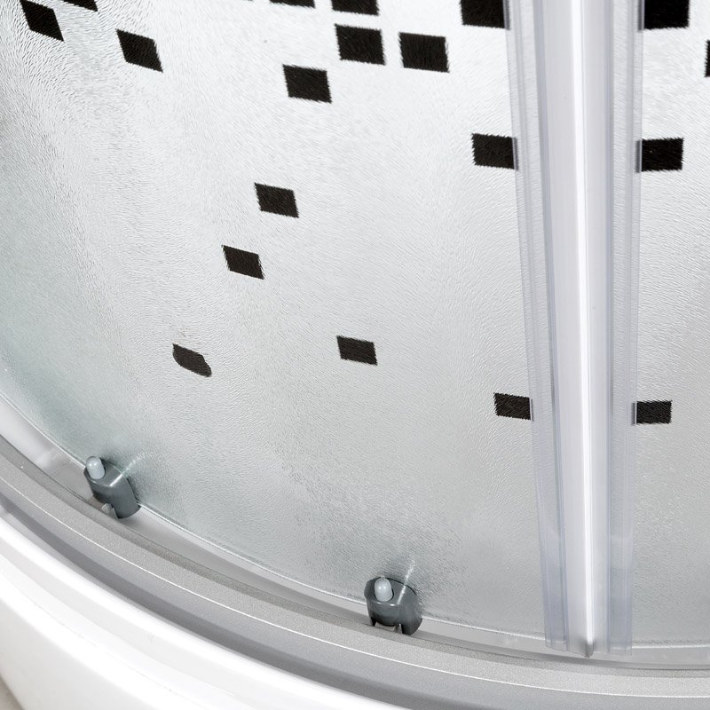 BМ4590 с электрикой BLACK Душевая кабина DETO Серия ВМ L 890 стандартная BLACK - Вид №4