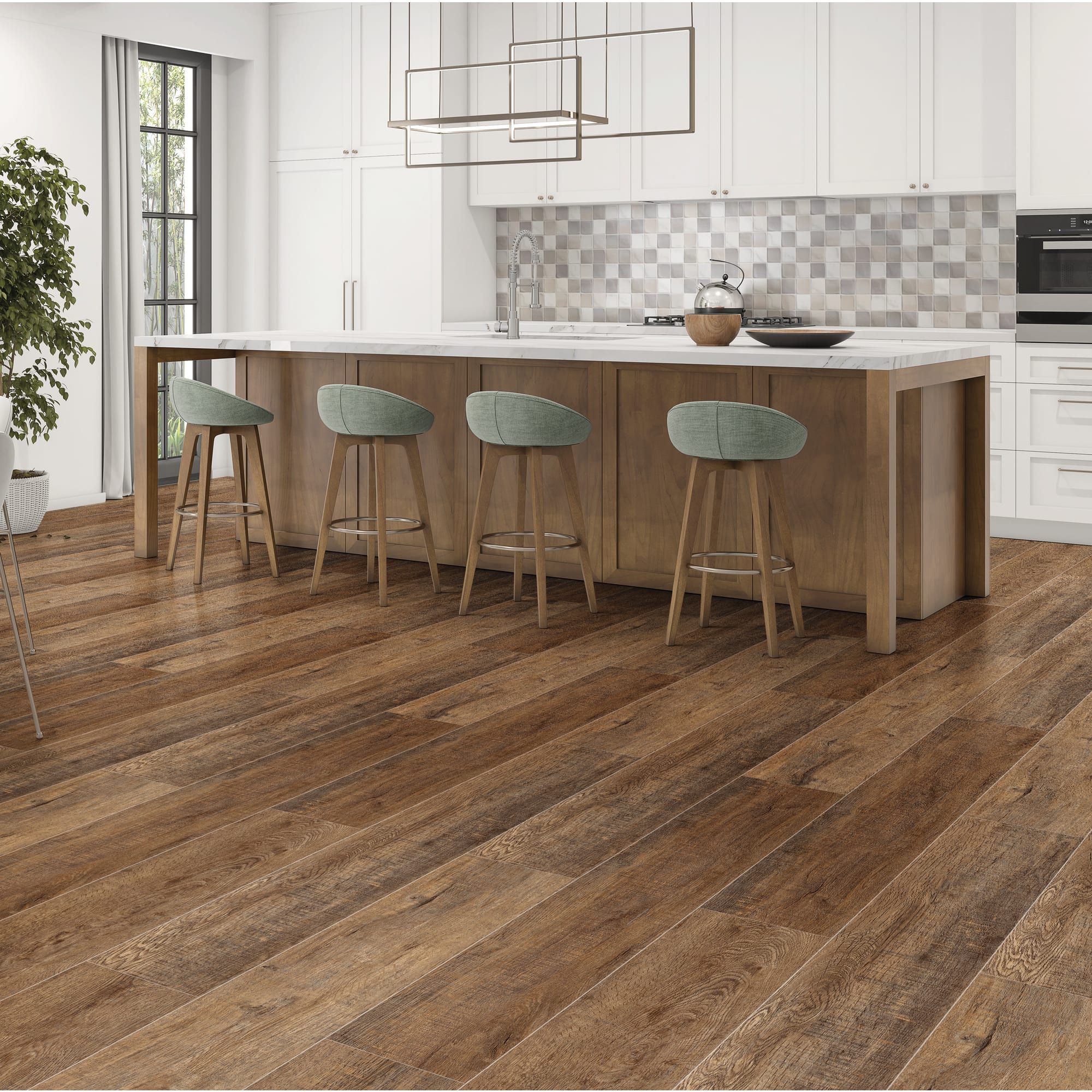 85246014 SPC плитка «Дуб Арабика» 43 класс толщина 4.5 мм 2.16 м² Santreyd 