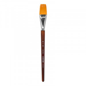 3003212 Кисть синтетика плоская короткая ручка №12 ХМ