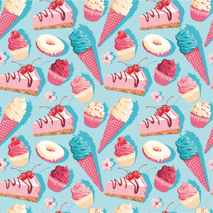 Упаковочная бумага «Сладости» 100x70 см СИМФОНИЯ 85262973