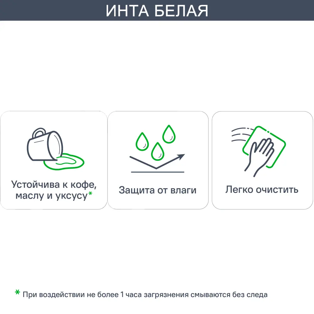 Фасад кухонного шкафа Инта 44.7x102.1 см KONSENSA ЛДСП цвет белый 89415900 STLM-2209800 Инта белая - Вид №5