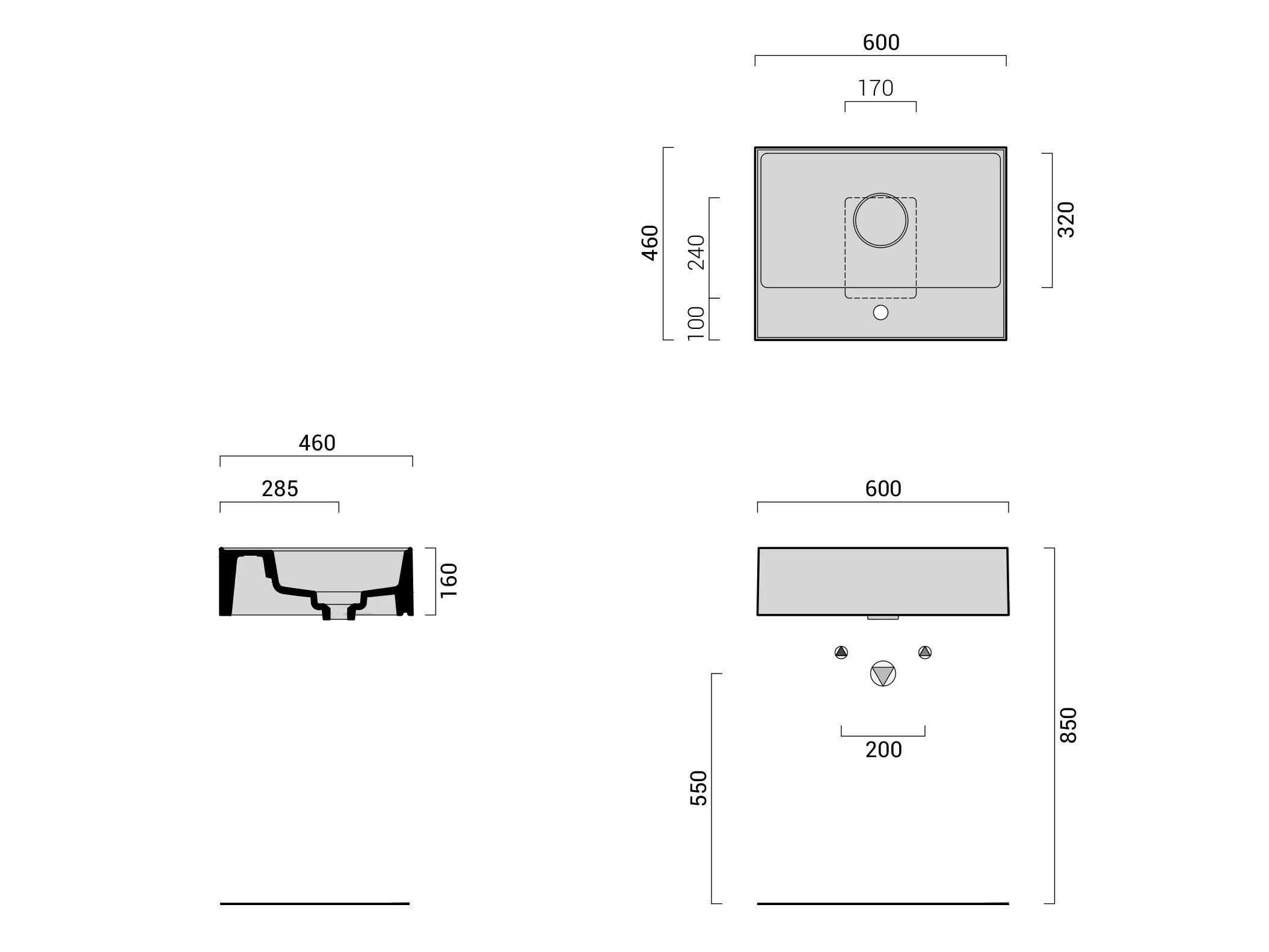 Умывальник Domus Falerii Lavatrucco ARCH-00044517 - Вид №7