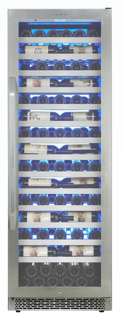 9189164 Винный шкаф Cavanova CV135-1TL серебристый STDN-0040358 - Вид №11