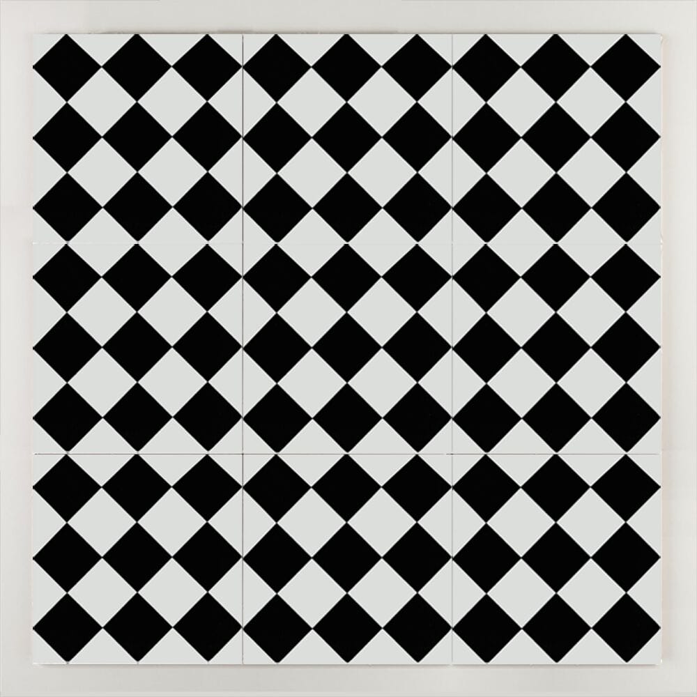 Пол / покрытие ручной работы La Riggiola черный и белый ARCH-00014196 - Вид №2