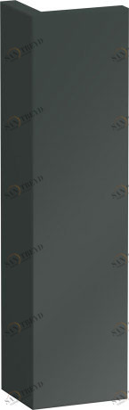 LC589903838 L-Cube Доборная планка для шкафчика L-Cube Доломитово-серый глянцевый лак Duravit