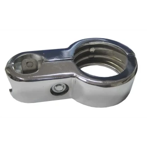 Крепеж-соединитель 2-х труб D25/D50, хром