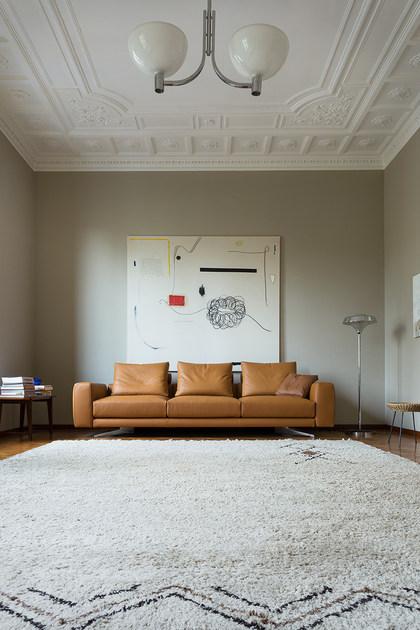 Minimomassimo 3-х местный модульный кожаный диван sun-id-1408751 - Вид №1