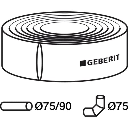 310.921.00.1 Звукоизолирующий рукав Geberit из ПЭ Geberit  - Вид №4
