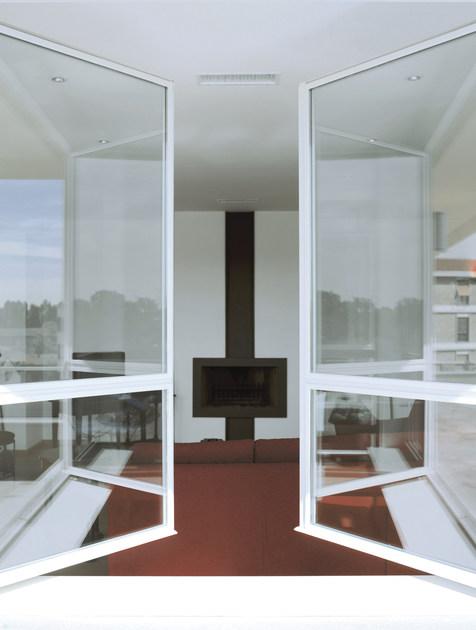 PALLADIO Распашное окно из стали с терморазрывом sun-id-1442575 - Вид №1