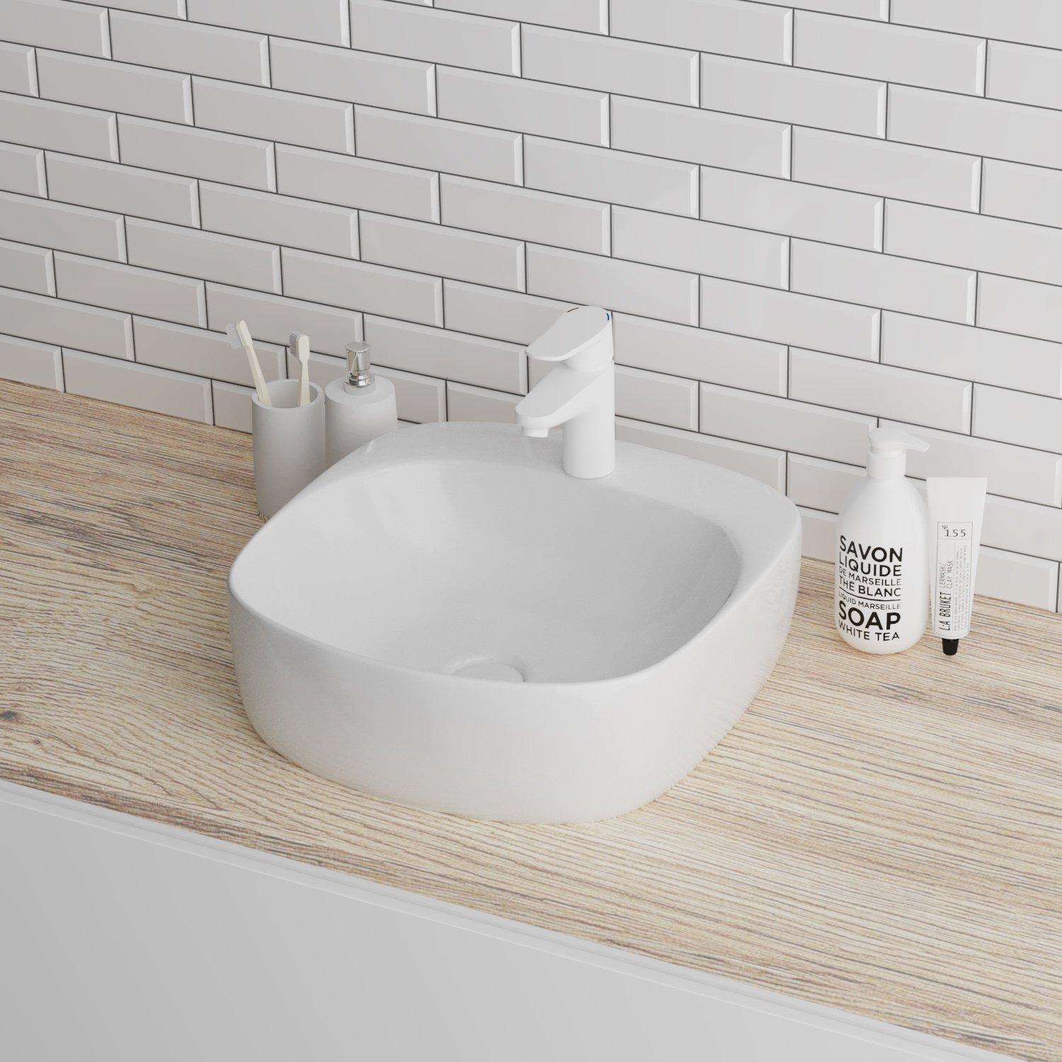 GR-3028 Накладная раковина на столешницу  прямоугольная Grossman  - Вид №3