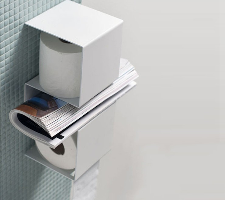 Ex.T InTeam Держатель для туалетной бумаги белый EXINTEAMB.CO  - Вид №1