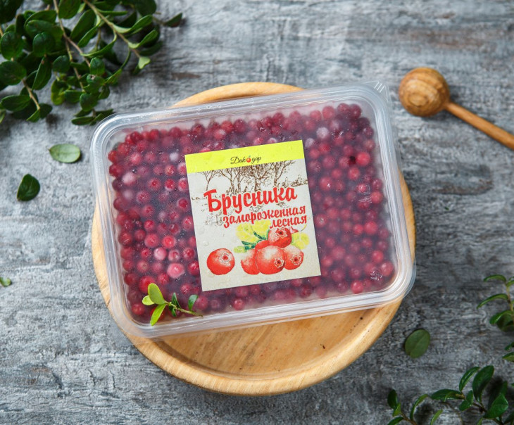 7126 Брусника замороженная Вкусляндия  - Вид №1