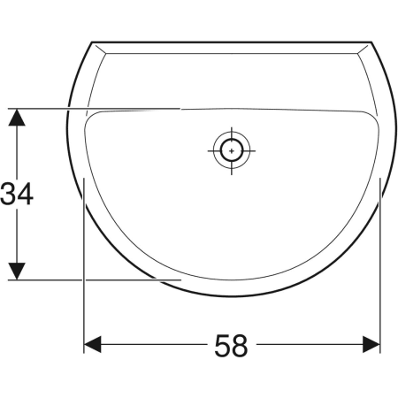 K91065000 Раковина Kolo Rekord Geberit  - Вид №10