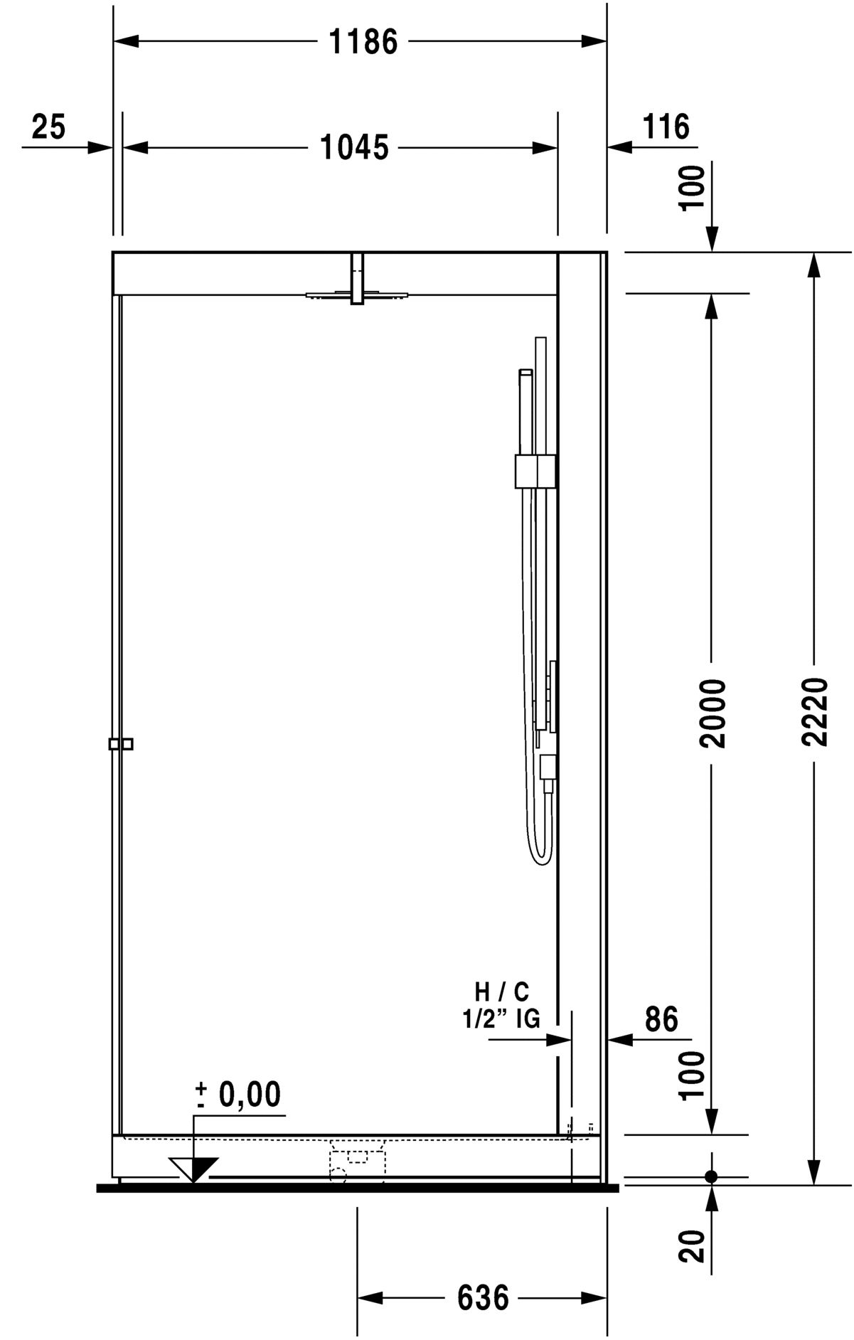 750813002011001 Inipi Сауна Inipi Ama, отдельно стоящая
Исполнение: американский орех (нат.шпон) Белый глянцевый декор Duravit  - Вид №2