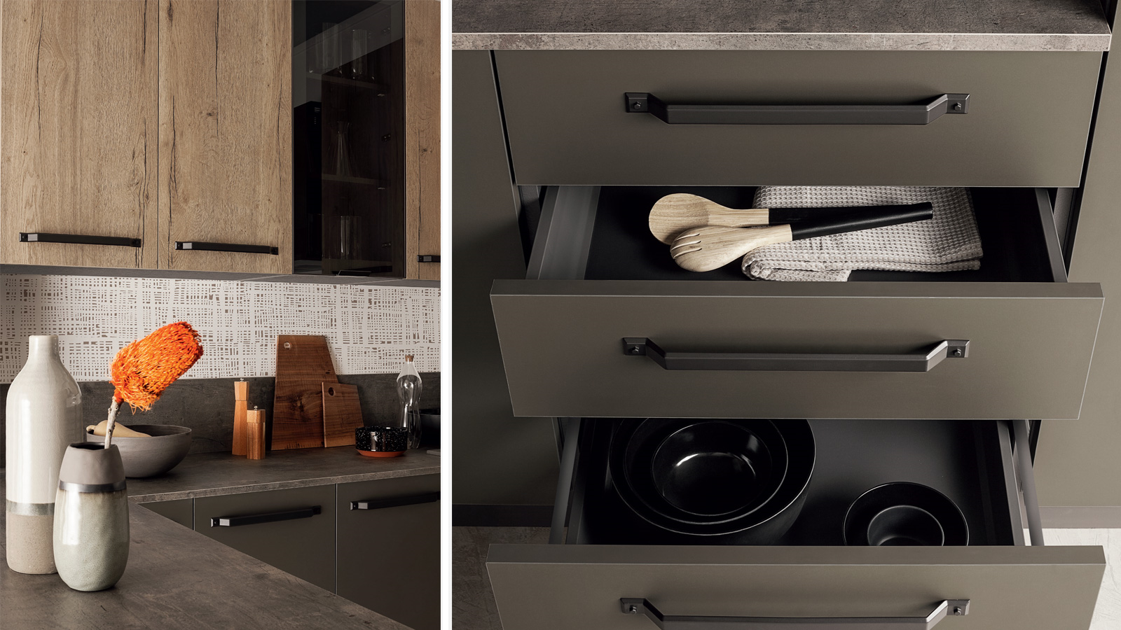 Easy 024  Кухонный гарнитур Ar-Due Colore matt  - Вид №1