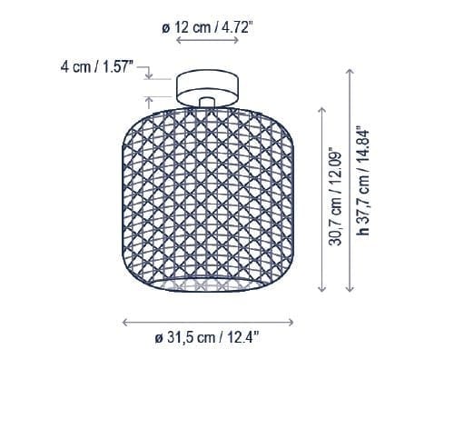 Открытый светодиодный потолочный светильник In Stock Bover ARCH-00034928 - Вид №4