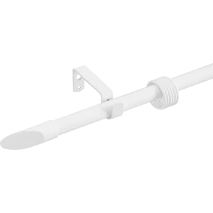 Карниз однорядный раздвижной d19/16 мм наконечник скол 160-320 см цвет белый