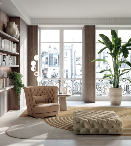 Ткань capitonné пуф