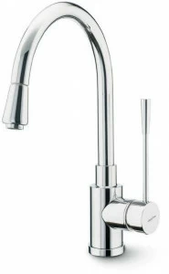 newform Кухонный смеситель с поворотным изливом и вытяжным душем X-trend kitchen 2453