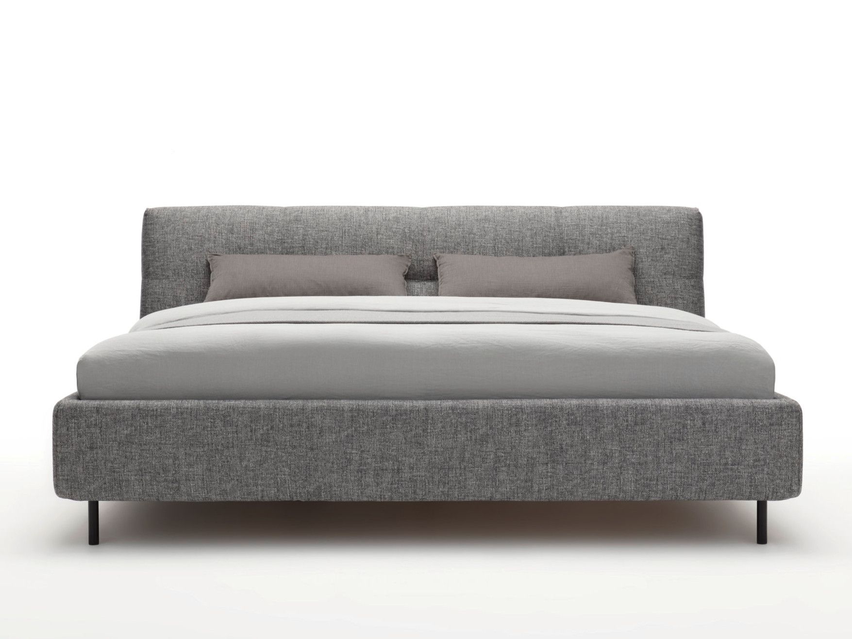 Двуспальная кровать из ткани с мягким изголовьем Rolf Benz Rolf Benz 50 ARCH-00024924