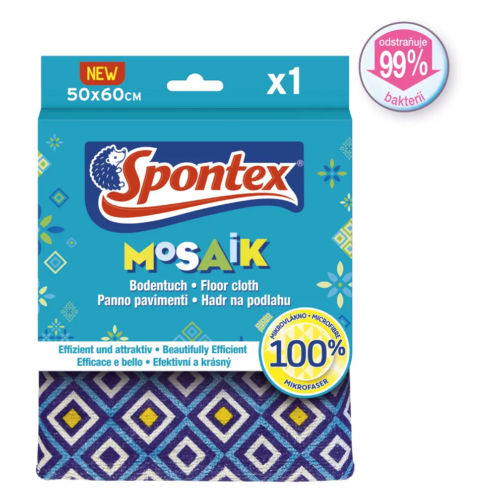 Тряпка для пола Spontex Mosaic 50х60 см 84177028 STLM-2078332 