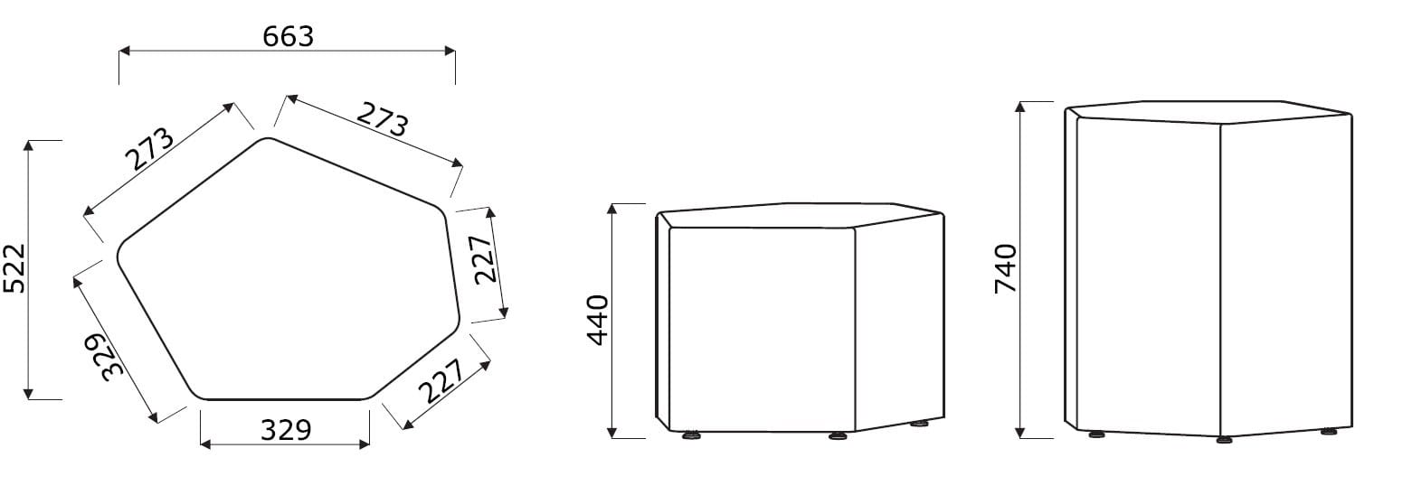 Пуф MDD Bazalto ARCH-00111402 - Вид №19