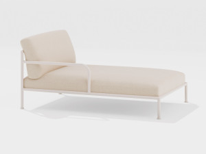 Ткань сад Dormeuse с подлокотником