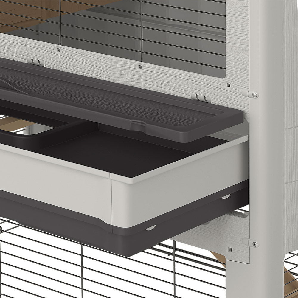 ПР0032594 Клетка для грызунов Grand Lodge 140 Plus для содержания кроликов на улице, пластик FERPLAST  - Вид №6