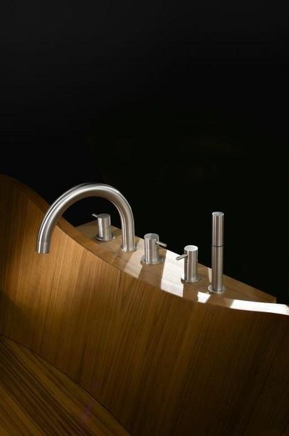 MGS Смеситель для ванны на 3 отверстия из нержавеющей стали Minimal sun-id-1427644 - Вид №2