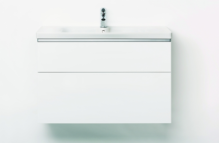 9610162101 IDO Glow напольная тумба под умывальник, с двумя ящиками, W = 880 мм, W1 = 900 мм, дуб - Вид №4